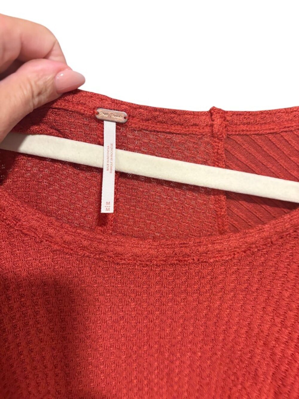 Free People Waffle Knit Top - Picture 6 of 7